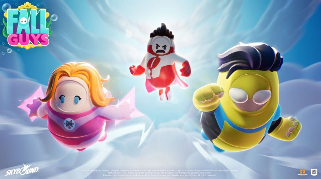 Esta semana los personajes de Invencible llegan a Fall&nbsp;Guys