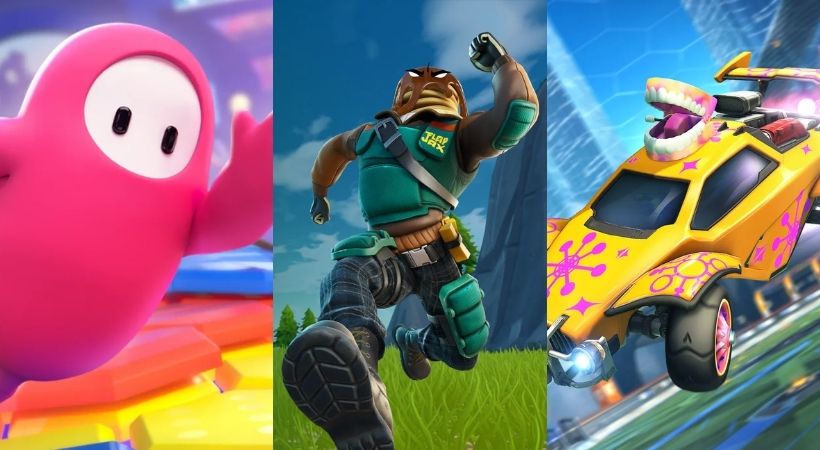 Fall Guys anunció colaboración con Fortnite y Rocket&nbsp;League