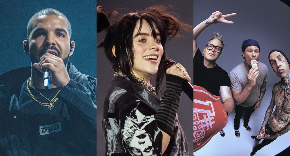 Drake, Billie Eilish y Blink-182 encabezan el cartel de Lollapalooza Chile&nbsp;2023