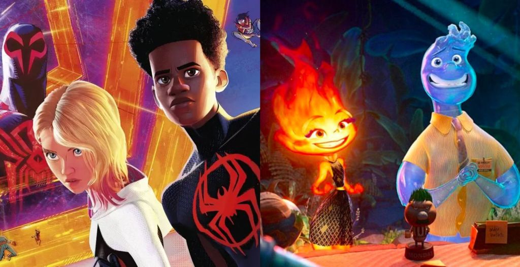 Spider-Man y Elementos: Las dos películas animadas que lideran la&nbsp;taquilla