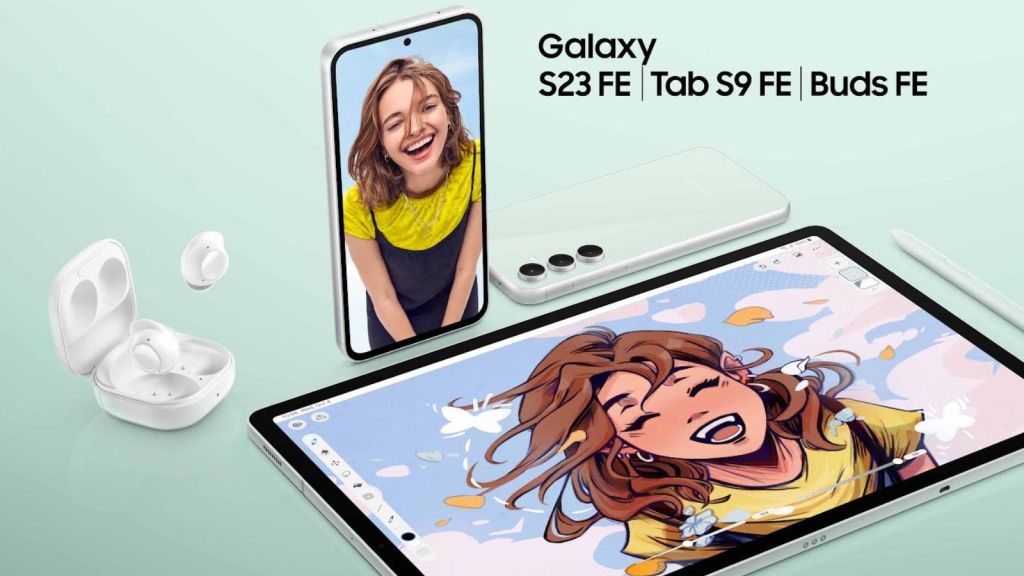 Samsung Galaxy S23 FE, Galaxy Tab S9 FE y Galaxy Buds FE ofrecen características destacadas a aún más&nbsp;usuarios