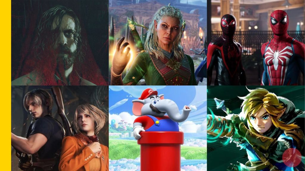 Spider-Man 2, The Legend of Zelda y Super Mario Bros. Wonder compiten para ser el mejor videojuego del&nbsp;año